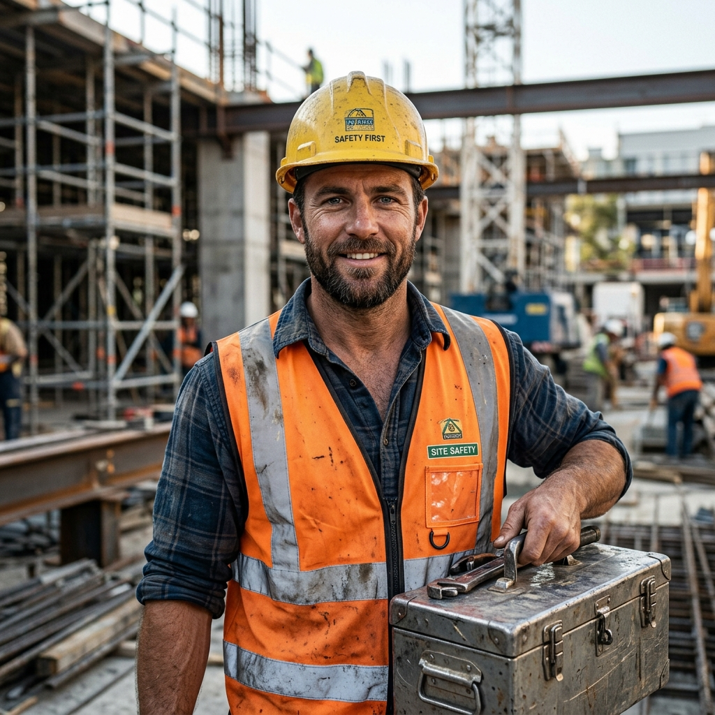 Solo HVAC and electrical technician working in the field
